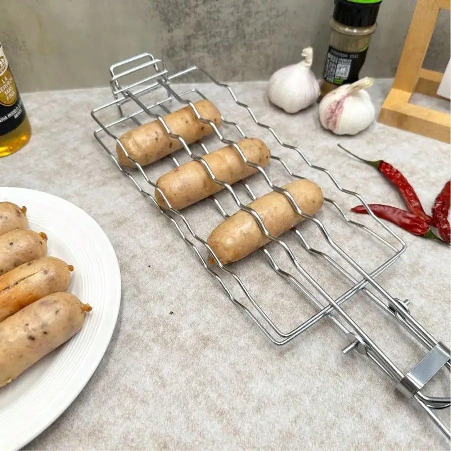 Grille à saucisses en acier inoxydable pour barbecue et grill - Prati - Kitchen