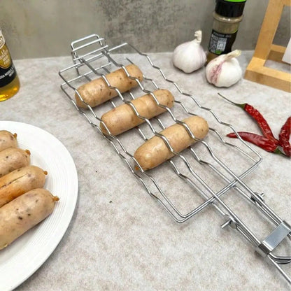Grille à saucisses en acier inoxydable pour barbecue et grill - Prati - Kitchen