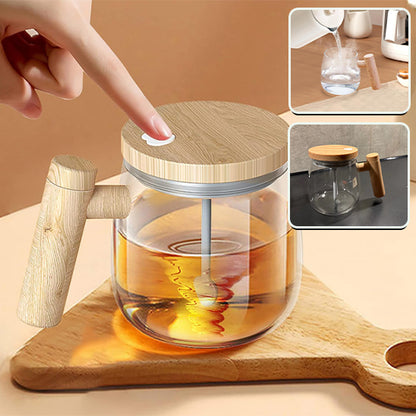 transparent coffee mixing cup