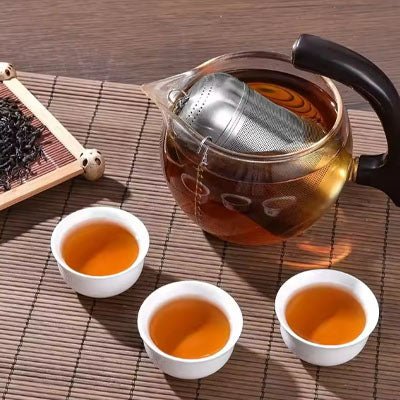 Infuseur à Thé Grande Capacité pour Théière | Passoire Acier Inoxydable18/10 (304) Réutilisable | Filtre Maille Fine Anti - Résidus | Pour Thé en Vrac et Tisanes - Prati - Kitchen