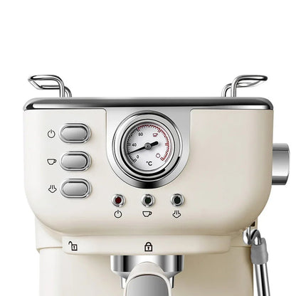 la face de la machine expresso