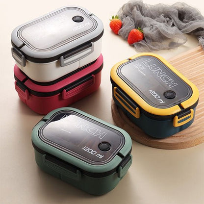 lunch box bento 1200ml avec sac isotherme - boîte repas étanche à 2 niveaux - Prati - Kitchen