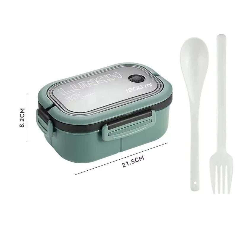 lunch box bento 1200ml avec sac isotherme - boîte repas étanche à 2 niveaux - Prati - Kitchen