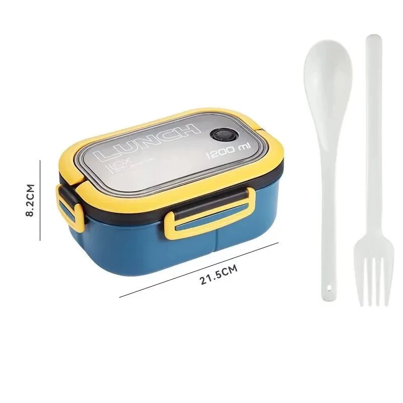 lunch box bento 1200ml avec sac isotherme - boîte repas étanche à 2 niveaux - Prati - Kitchen