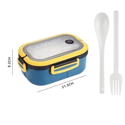 lunch box bento 1200ml avec sac isotherme - boîte repas étanche à 2 niveaux - Prati - Kitchen