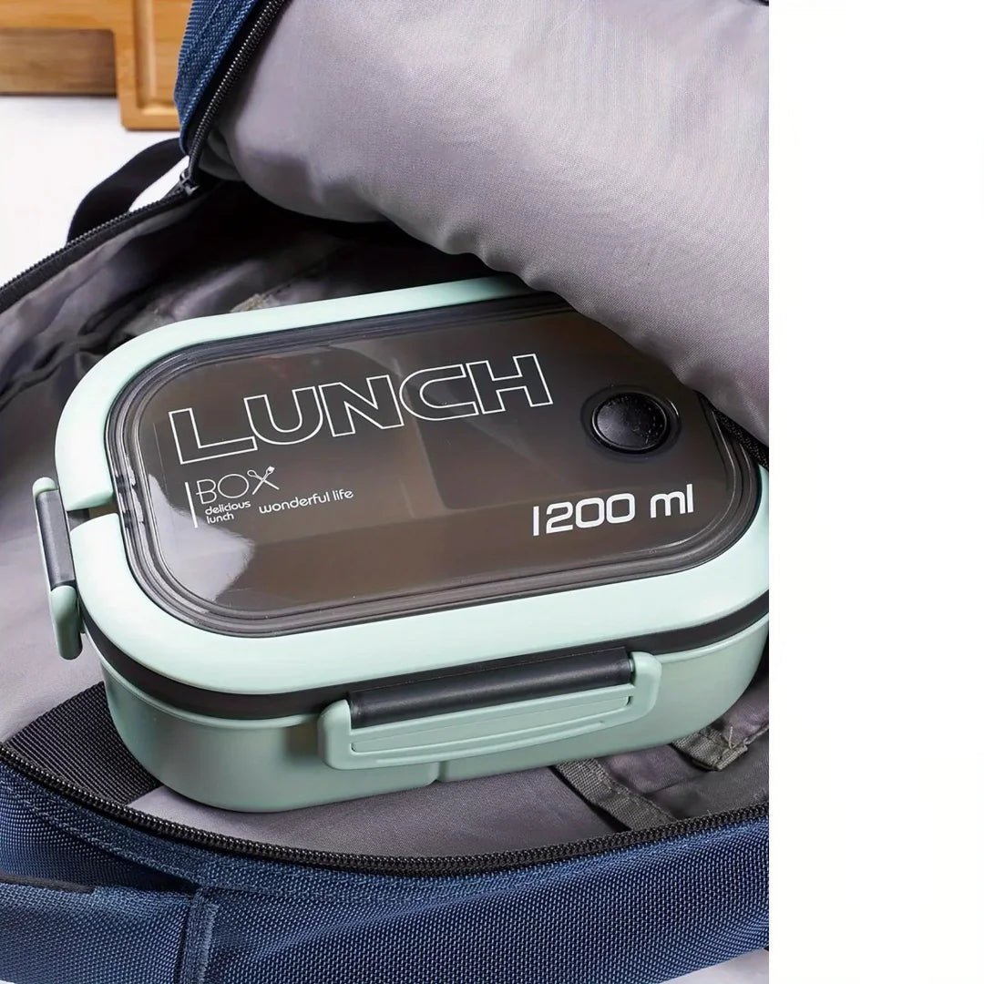 lunch box bento 1200ml avec sac isotherme - boîte repas étanche à 2 niveaux - Prati - Kitchen
