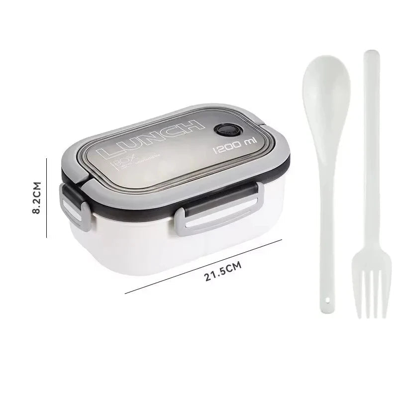 lunch box bento 1200ml avec sac isotherme - boîte repas étanche à 2 niveaux - Prati - Kitchen