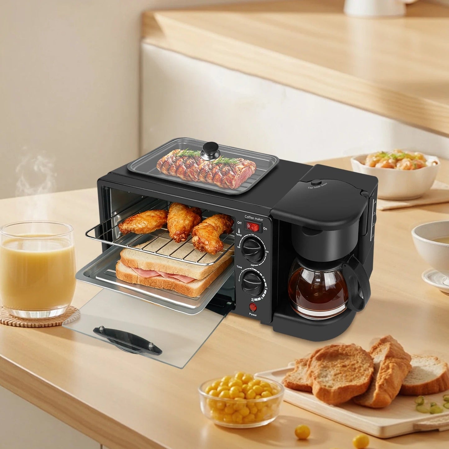 Machine petit - déjeuner 3 - en - 1 - Prati - Kitchen