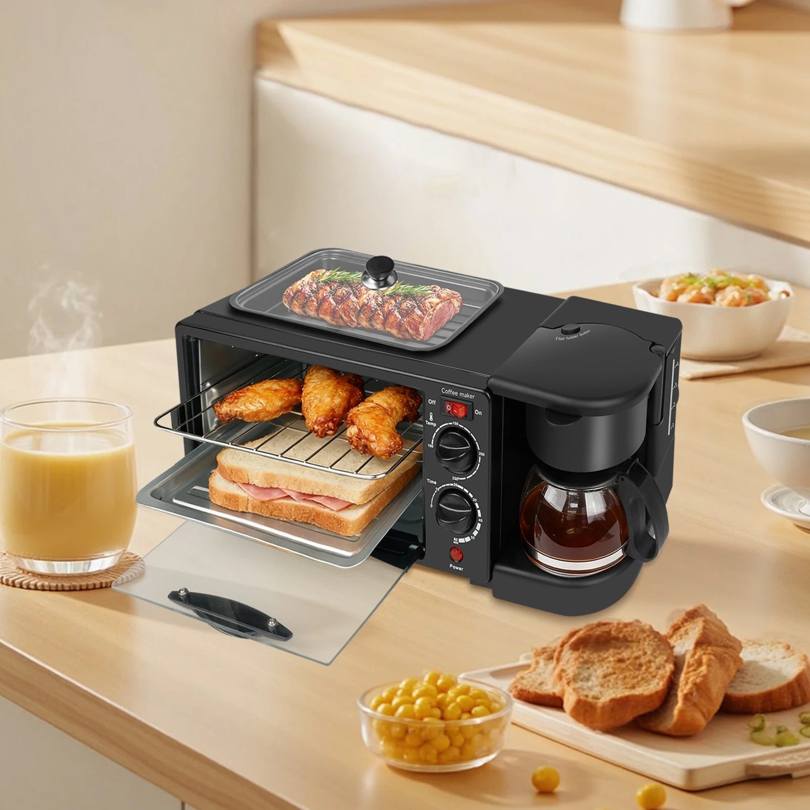 Machine petit - déjeuner 3 - en - 1 - Prati - Kitchen