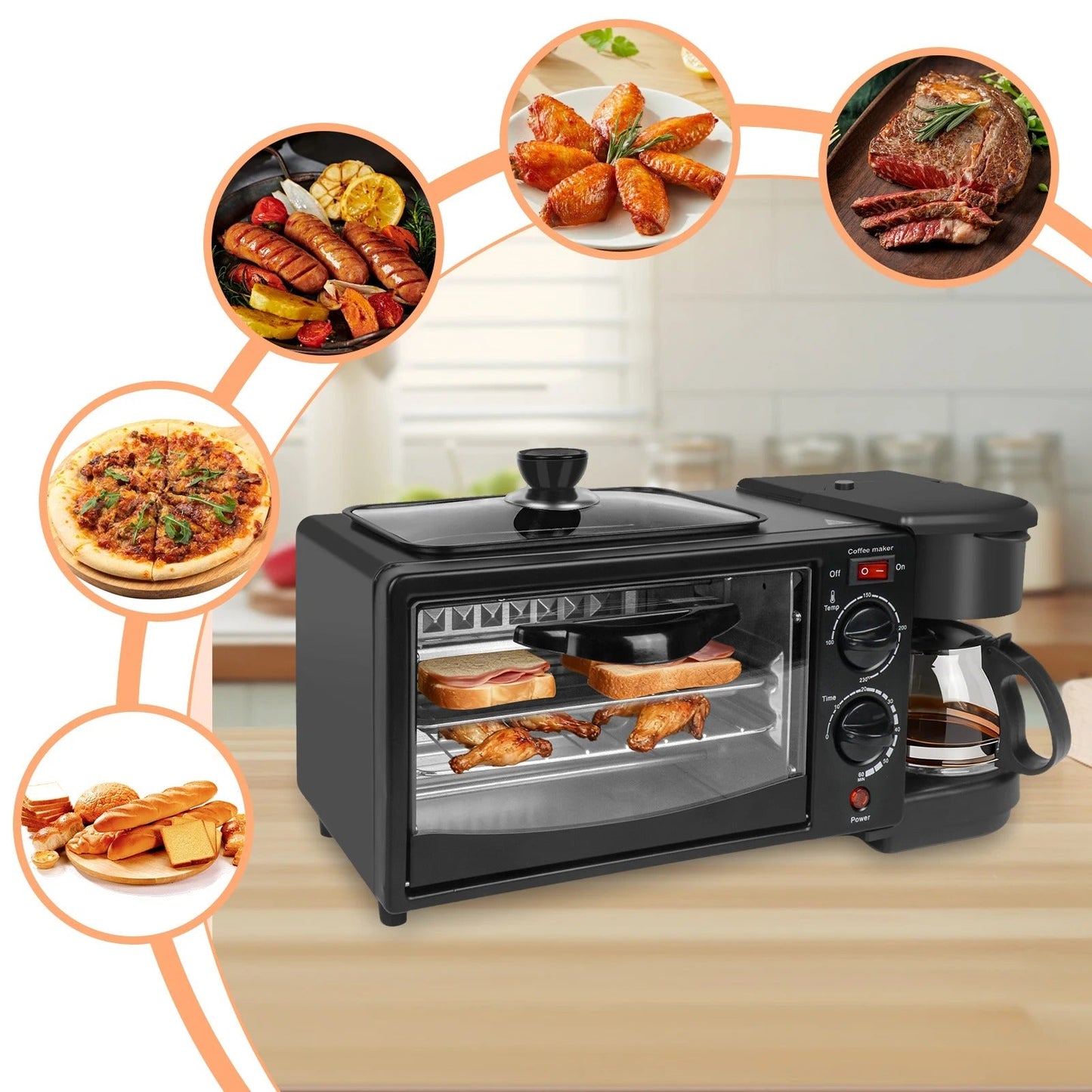Machine petit - déjeuner 3 - en - 1 - Prati - Kitchen