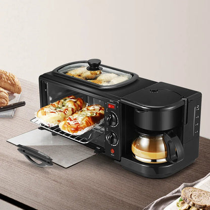 machine à petit déjeuner avec sa porte ouverte