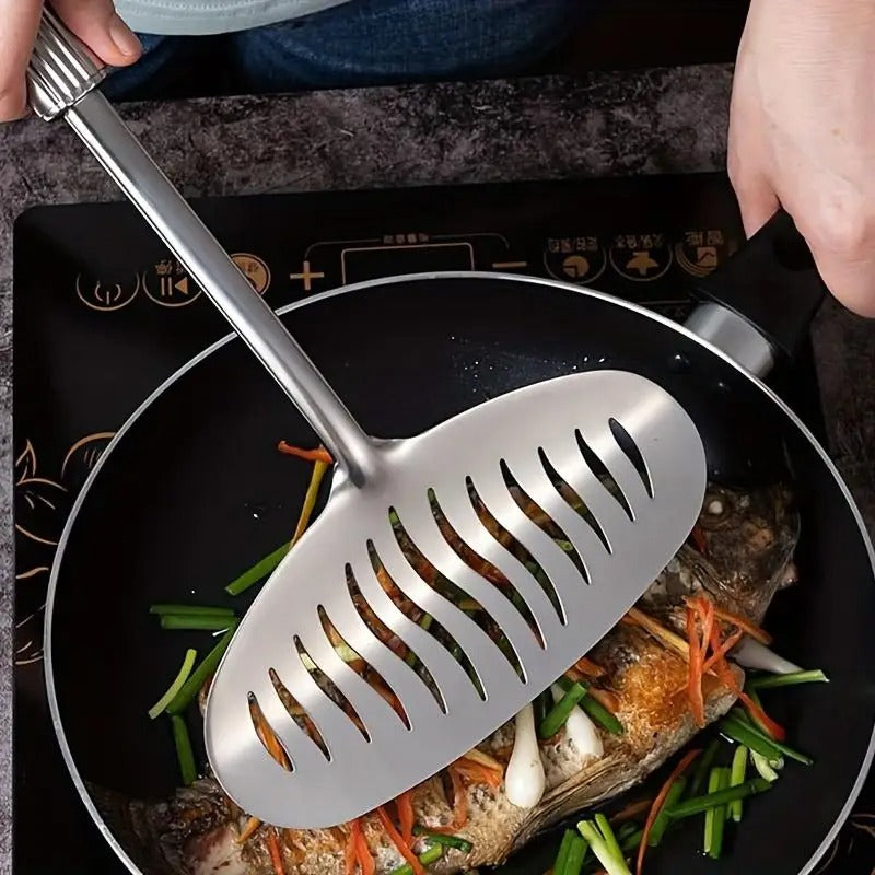 Spatule à poisson acier inoxydable