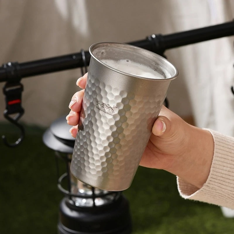 Tasse camping acier inoxydable