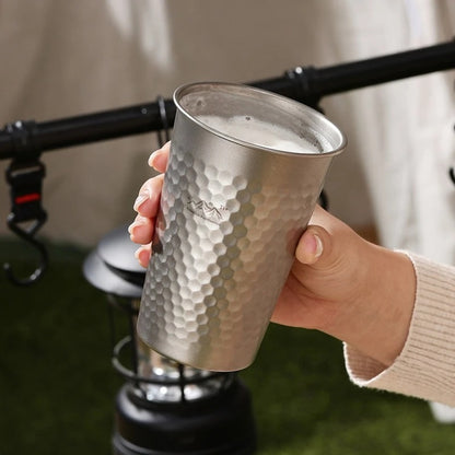 Tasse camping acier inoxydable