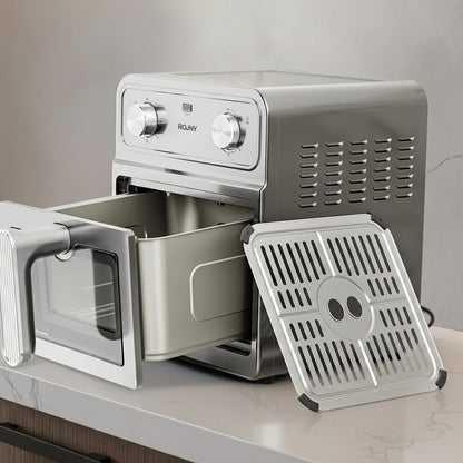 Air fryer four acier inoxydable 6,5l