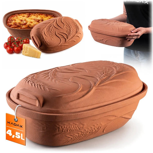 Pot romain ovale kadax 4l argile