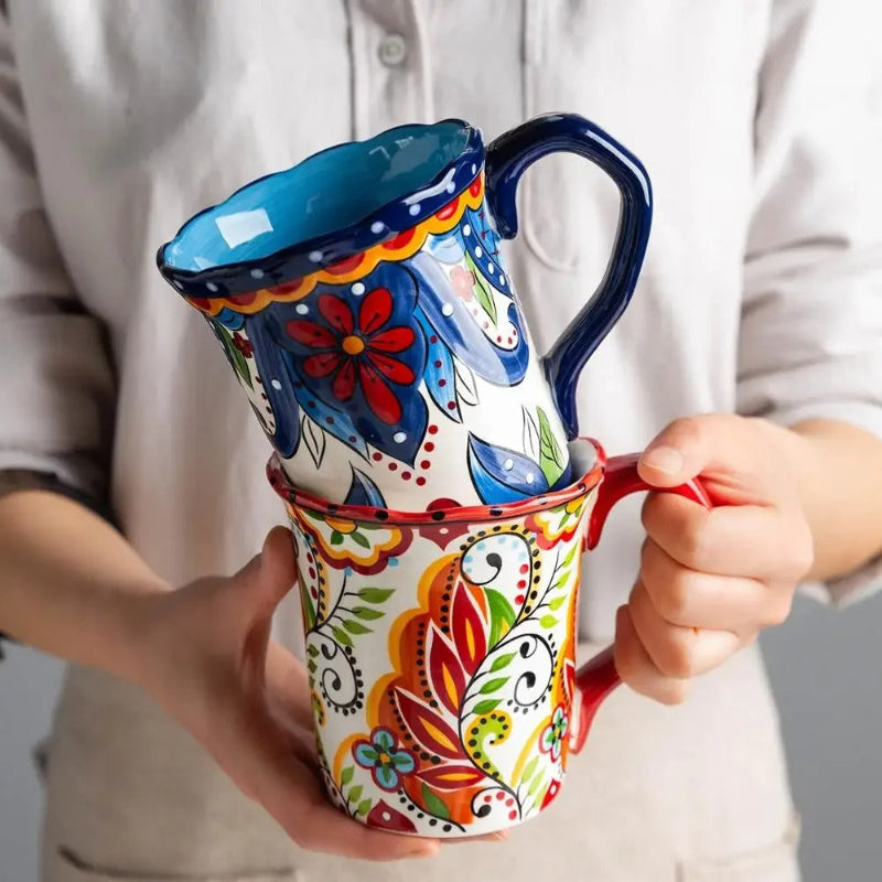 Tasse bohème céramique 500 ml