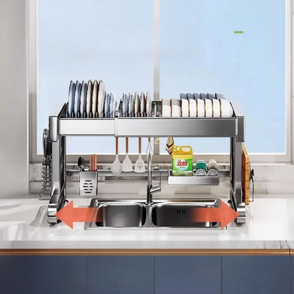 Égouttoir vaisselle extensible inox 90kg