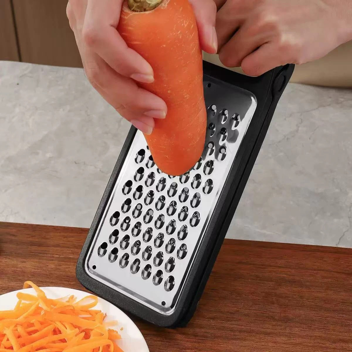 Râpe à légume double face inox
