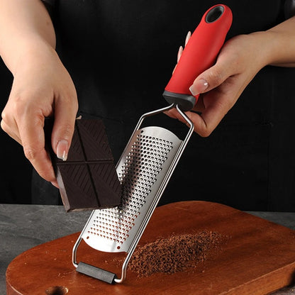 Râpe à fromage et zesteur inox