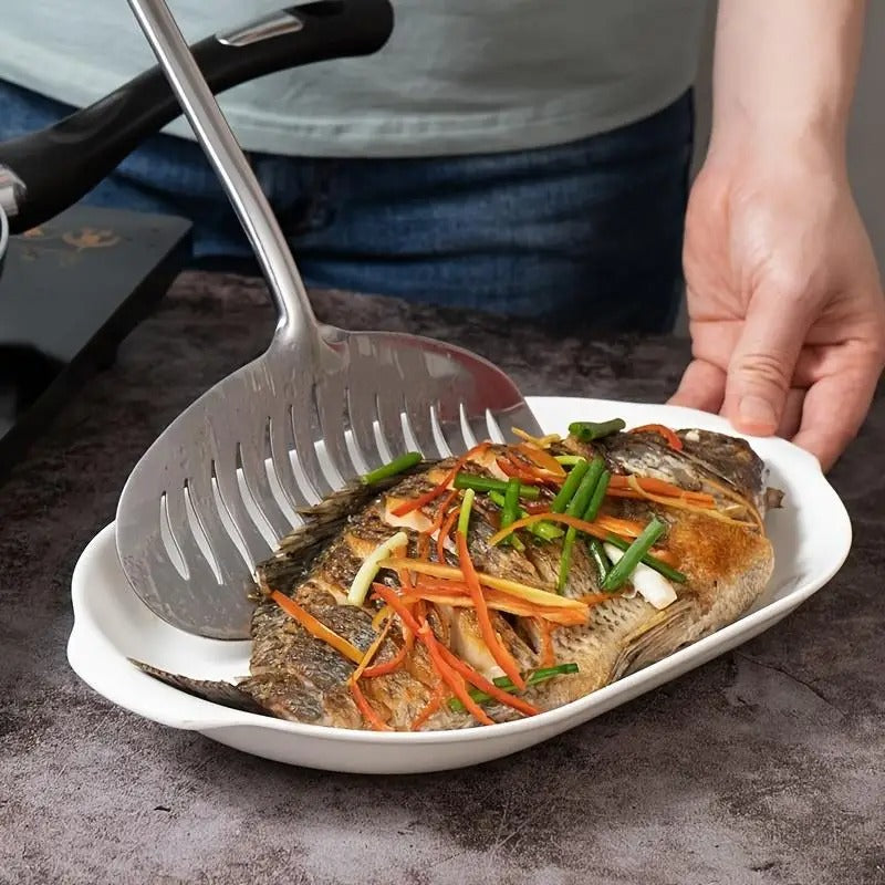 Spatule à poisson acier inoxydable
