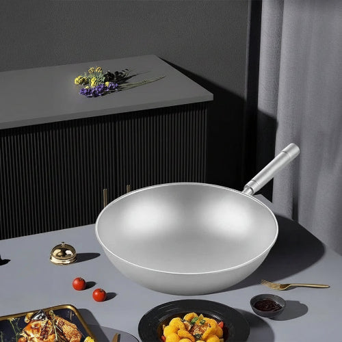 wok en titane pur