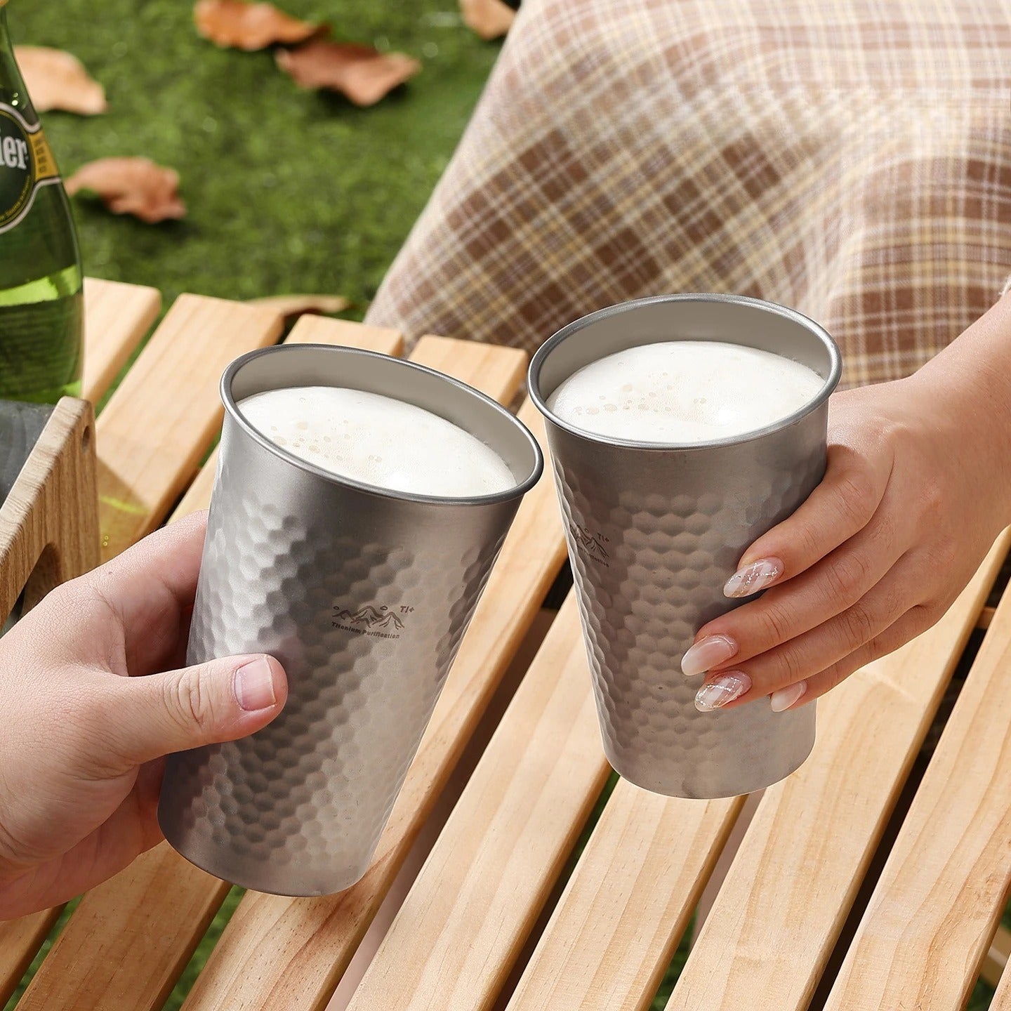 Tasse camping acier inoxydable