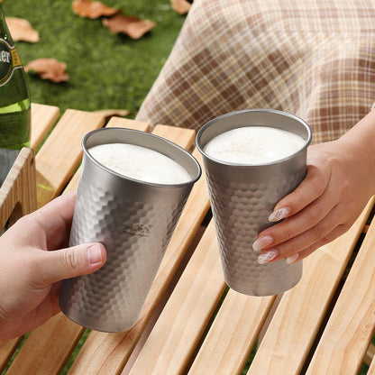 Tasse camping acier inoxydable