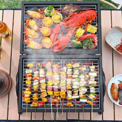 Barbecue charbon portable