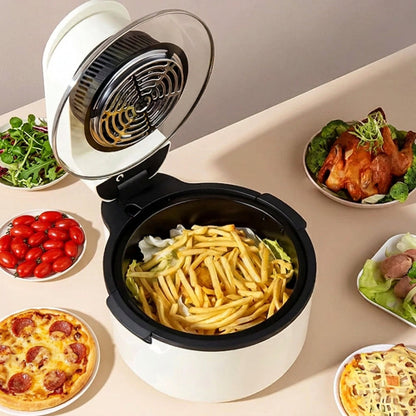 Air fryer avec couvercle en verre 8.5l