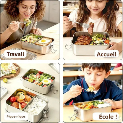 Boîte à bento acier inoxydable