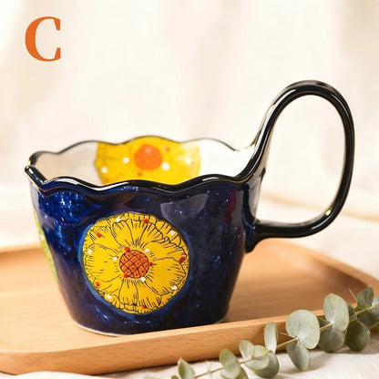 Tasse céramique florale