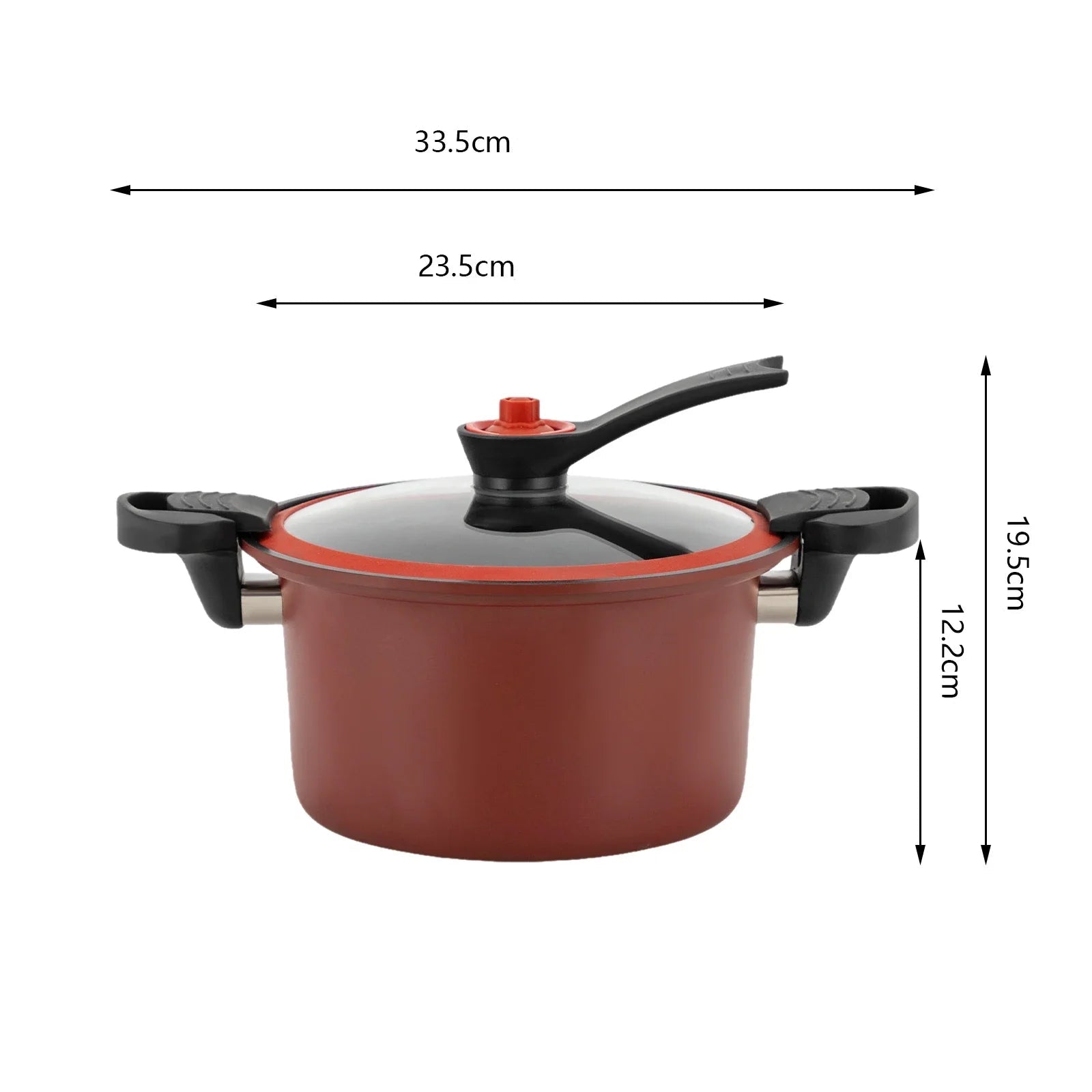 micro - autocuiseur en inox rouge - Prati - Kitchen
