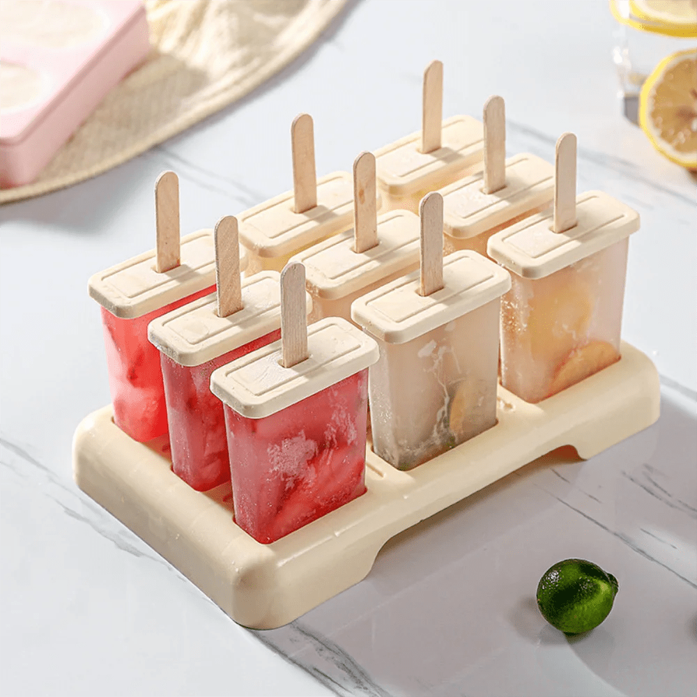 moule avec des glaces faîtes à l'intérieur