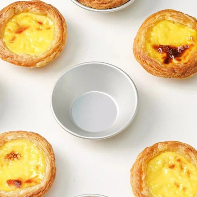 Moules à Tartelettes et tartes aux œufs en Aluminium Réutilisables | Kit de 10/25/ et 50 Pièces - Prati - Kitchen