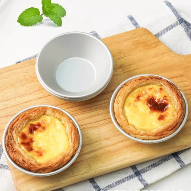 Moules à Tartelettes et tartes aux œufs en Aluminium Réutilisables | Kit de 10/25/ et 50 Pièces - Prati - Kitchen