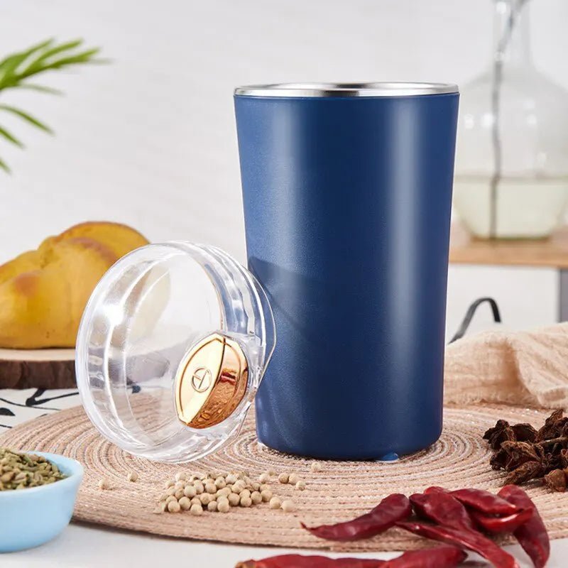 Moulin à Grains Électrique Multifonction Compact en Acier Inoxydable | Broyeur Puissant pour Grains de Café, Épices, Noix et Herbes | Lames Haute Précision - Prati - Kitchen