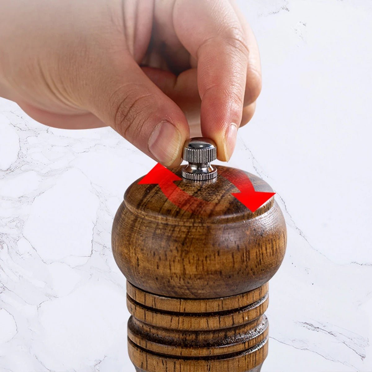 Moulin sel et poivre en bois et acier inoxydable - Prati - Kitchen