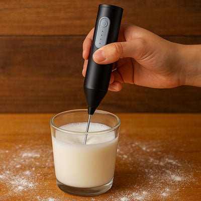 Mousseur à lait rechargeable - Prati-Kitchen