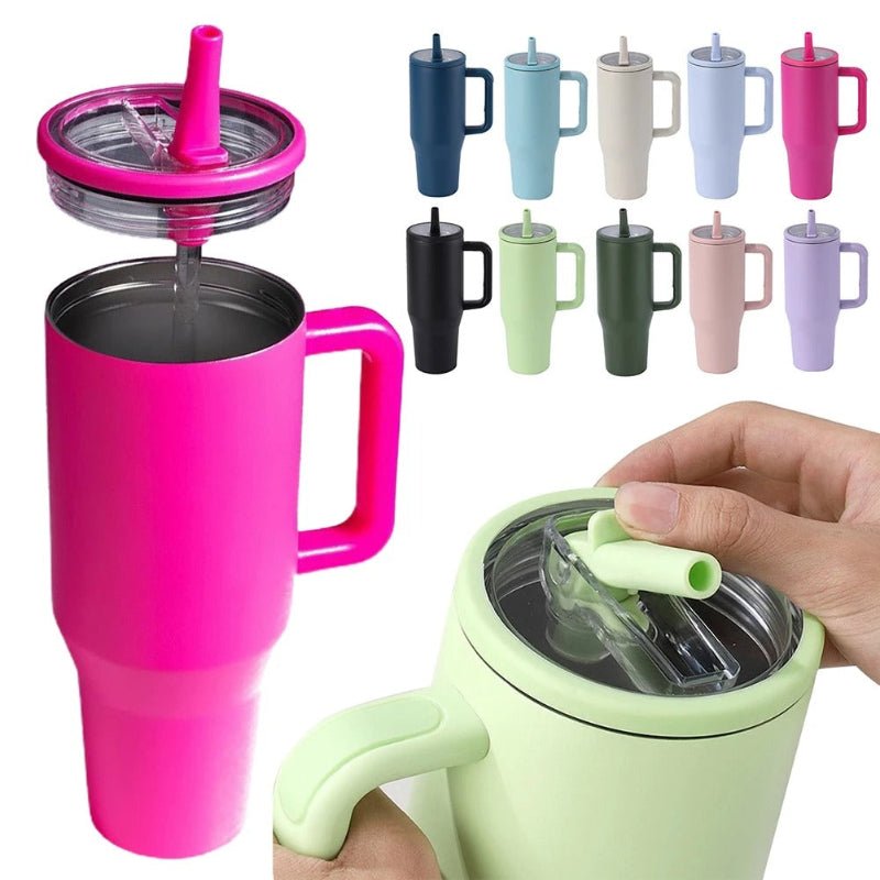 Mug isotherme paille inox 1,2l - Prati-Kitchen