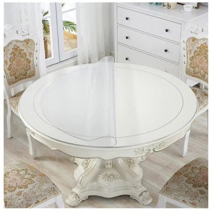 Nappe de Protection de Table Transparente (1.0 mm) en PVC Souple | Imperméable et Anti - Rayures - Prati - Kitchen