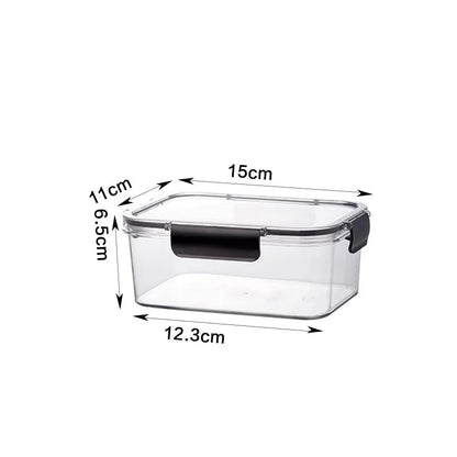Organisateur Frigo Empilable avec Couvercles Scellés (Lot de 4) - Prati - Kitchen