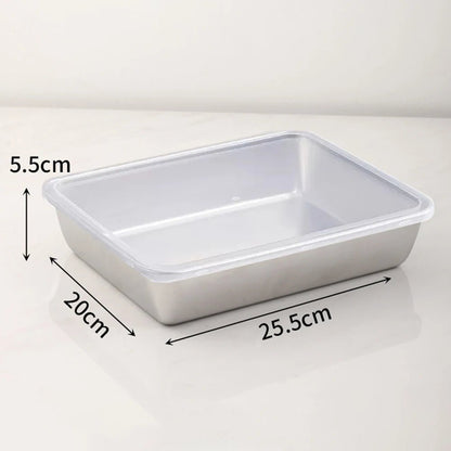 Organisateur Frigo et Réfrigérateur en Acier Inoxydable Lot de 10 - Prati - Kitchen