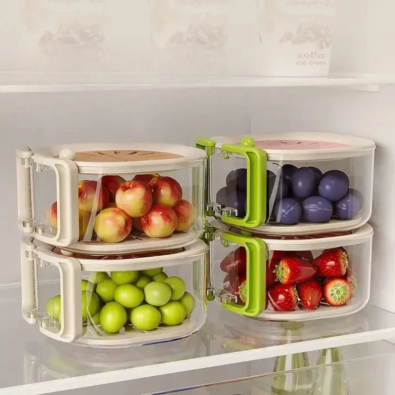 panier- de- vidange- avec- couvercle- 4-en-1 fruits : montrant- qu'ils-ne- sont- pas-encombrant