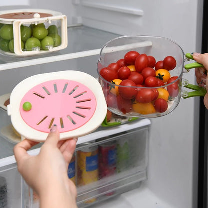 panier- de- vidange- avec- couvercle- 4-en-1 fruits : panier- allant-au-frigo