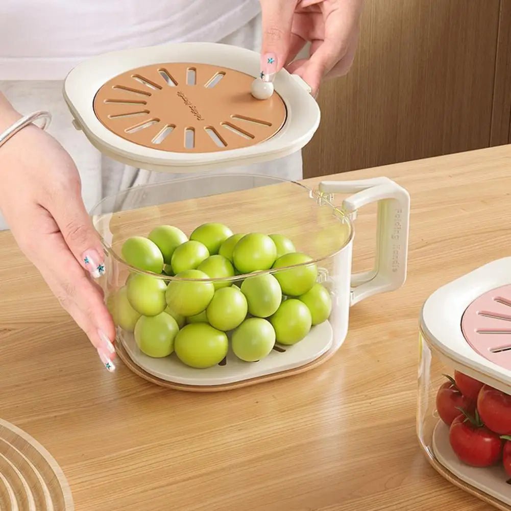 panier- de- vidange- avec- couvercle- 4-en-1 fruits : panier- montrant- son- couvercle- hermétique