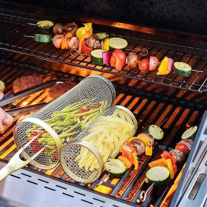 Panier à griller roulant en acier inoxydable - Prati - Kitchen