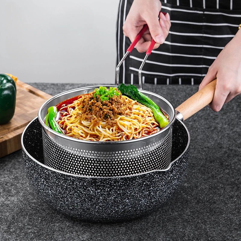 panier-de- cuisson- multifonction- en- acier- inoxydable : réchauffant- nourriture