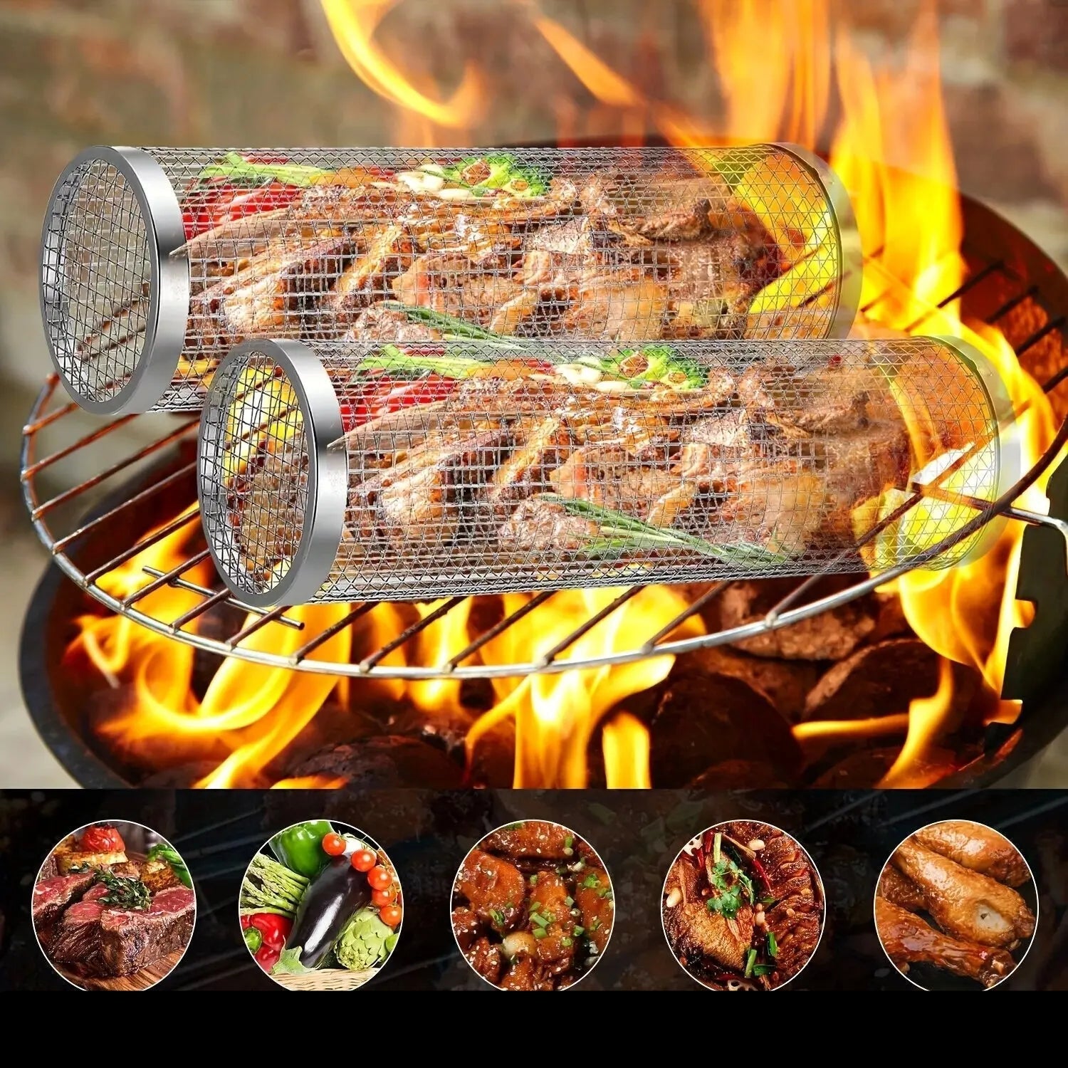 panier de barbecue roulant - Prati - Kitchen