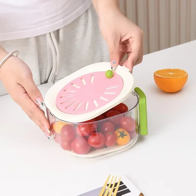 panier de vidange avec couvercle 4 - en - 1 fruits - Prati - Kitchen
